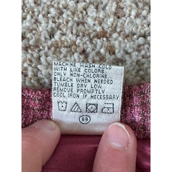 LAURA ASHLEY Blazer/jacket/Coat, Girls size 2, Pink Tweed; Adorable!! - Picture 9 of 9